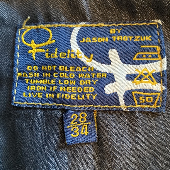 Fidelity bella donna mid rise boot cut Alloy Jet wash US made Japanese denim - Picture 6 of 15